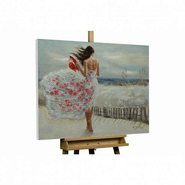 KUNSTLOFT OLEJOMALBA 100/70 cm, Moře a pláž