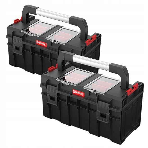 Qbrick System Pro 500 Profi s přepážkami a víkem, box na nářadí 14 l