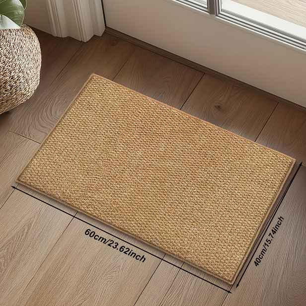 TEMU Vstupní rohož v severském moderním stylu - Odolný polypropylenový koberec, ultra silná tkanina z nového materiálu, měkký a snadno se čistí,