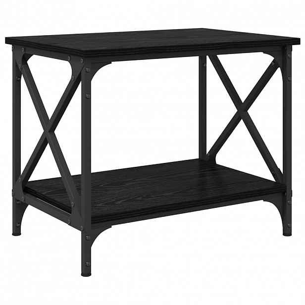 vidaXL Boční stůl Černý dub 55 x 38 x 45 cm Kompozitní dřevo