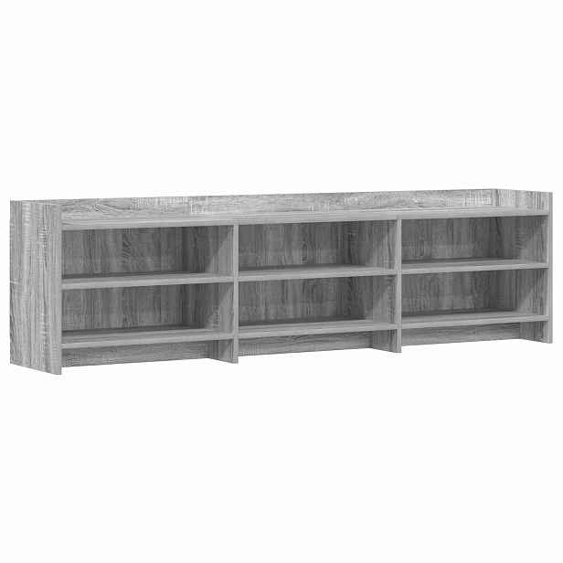 vidaXL Televizní skříň 168 x 33 x 47 cm Šedý Sonoma Kompozitní dřevo