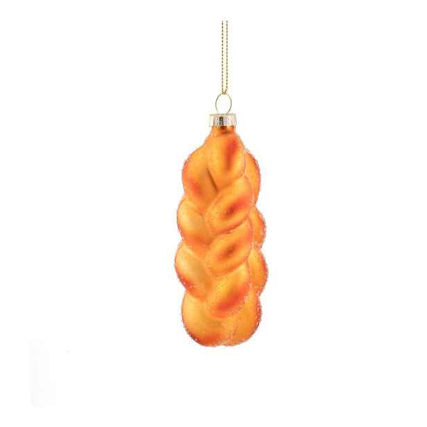 Skleněná vánoční ozdoba 3,5 cm Plait Bread – Sass & Belle