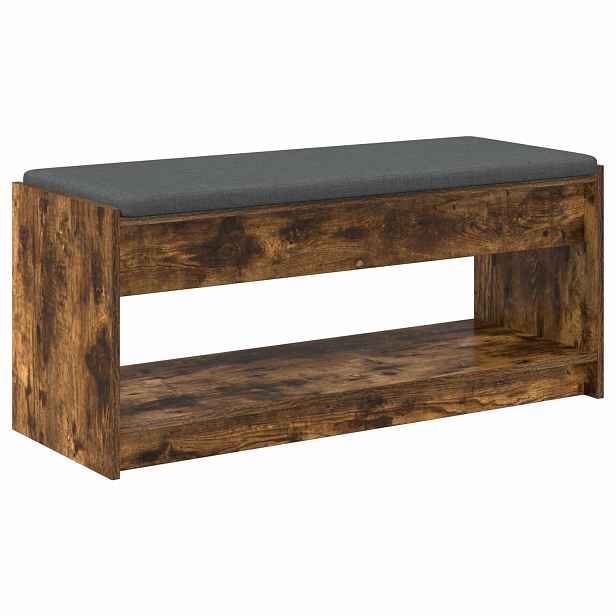 vidaXL Chodbičková lavice Uzený Dub 103 x 38 x 45 cm