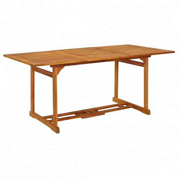 vidaXL Zahradní jídelní stůl 180 x 90 x 75 cm masivní akáciové dřevo