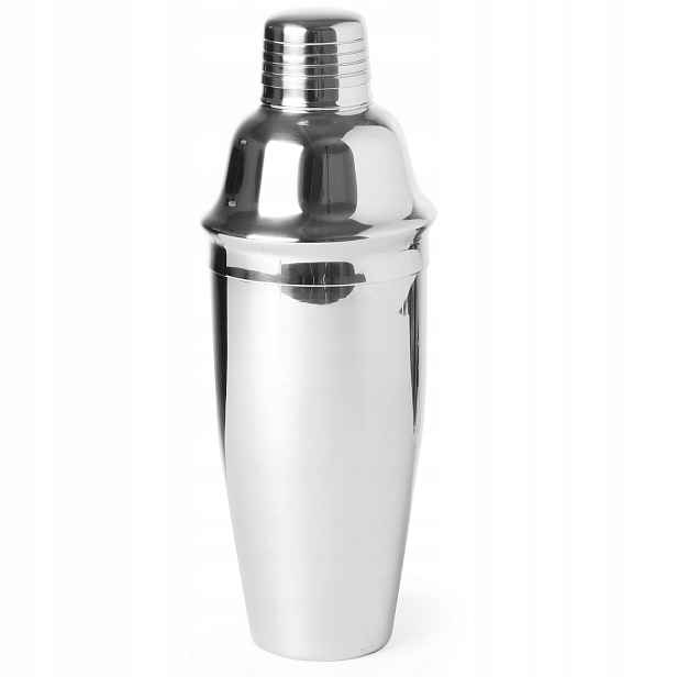 Barmanský koktejlový shaker na nápoje a koktejly, ocelový, 0.75 l