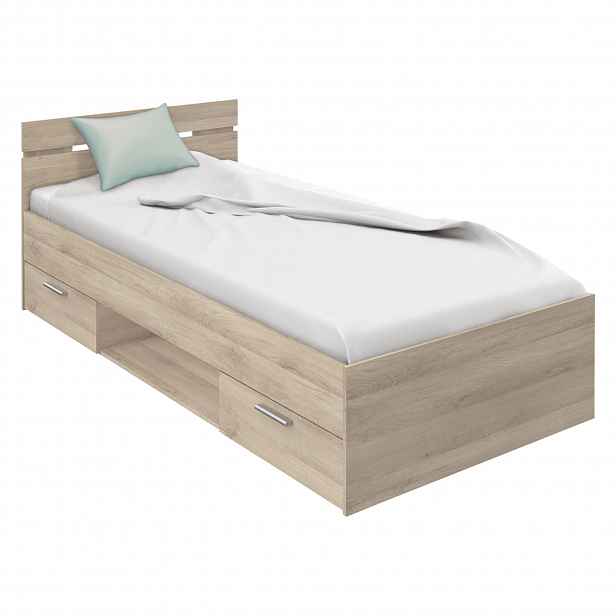 MICHIGAN, postel 90x200 cm, dub kronberg