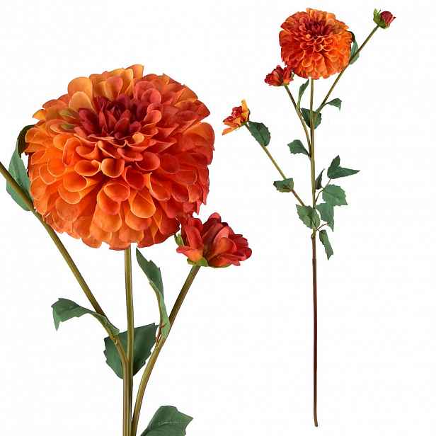 Mondex UMĚLÁ KVĚTINA, plast, dark orange