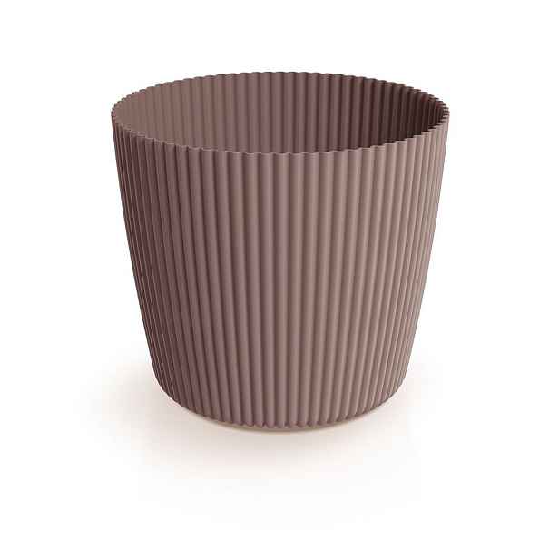 Prosperplast Květináč MILLA ROND IX marsala, varianta 14,6 cm