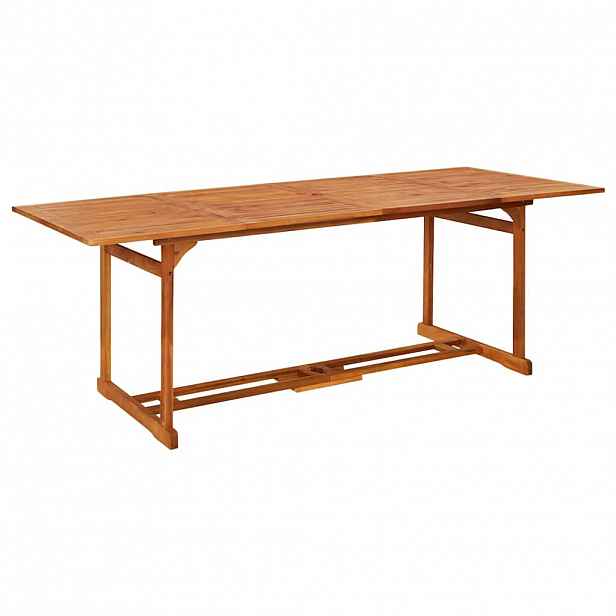 vidaXL Zahradní jídelní stůl 220 x 90 x 75 cm masivní akáciové dřevo