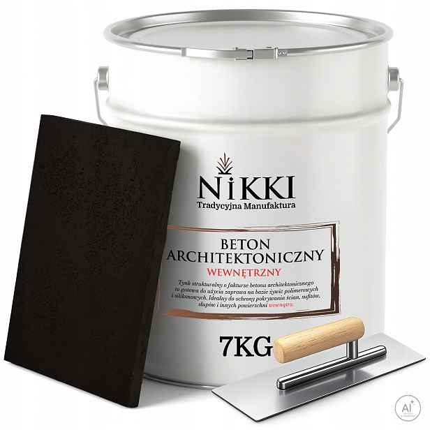 Dekorativní architektonický beton vnitřní 7 kg 5 m2 Černá RAL9005 Paca