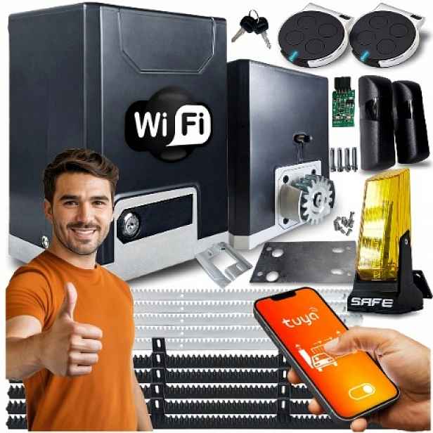 Set Pohon Pro Posuvnou Bránu 600 Lampa lišty ovladače Wifi Tuya automat