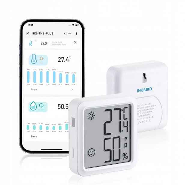 Digitální teploměr a vlhkoměr Inkbird IBS-TH3-PLUS-WIFI