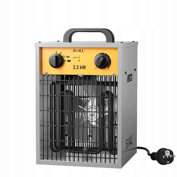 Elektrický ohřívač Sial 3,3 kW černý