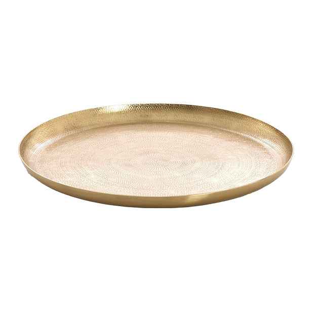 Kovový dekorační tác ø 34,5 cm Krosna – Light & Living