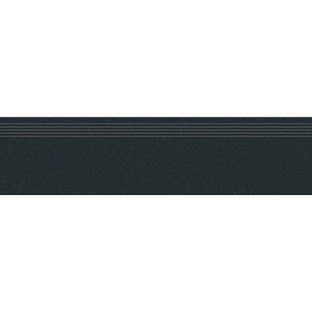 Schodovka Rako Compila Coal 30x120 cm mat DCPVF871.1