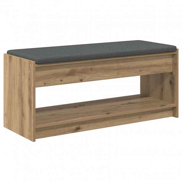 vidaXL Chodbičková lavice Řemeslný Dub 103 x 38 x 45 cm