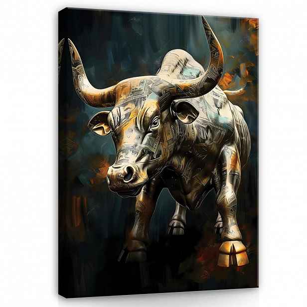 Wallarena OBRAZY na plátně: Býk Motivace Zvířata 60x40
