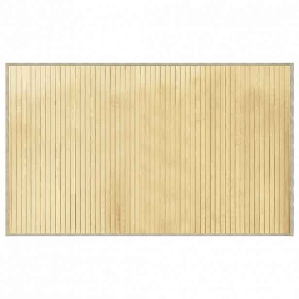 vidaXL Koberec obdélníkový světle přírodní 60 x 100 cm bambus