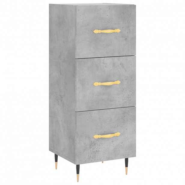 vidaXL Příborník betonově šedý 34,5 x 34 x 90 cm kompozitní dřevo