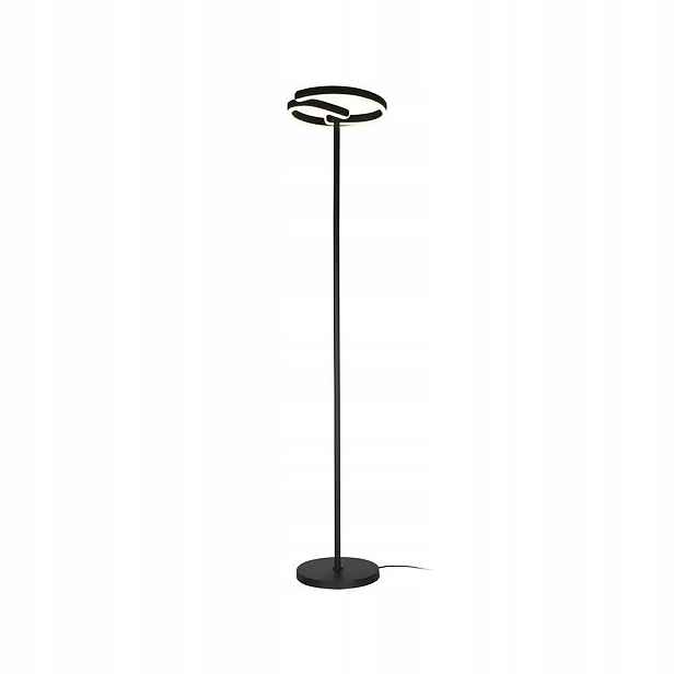 V-tac Podlahová lampa 25W volant fi30cm x 140 Cm černá VT-84048
