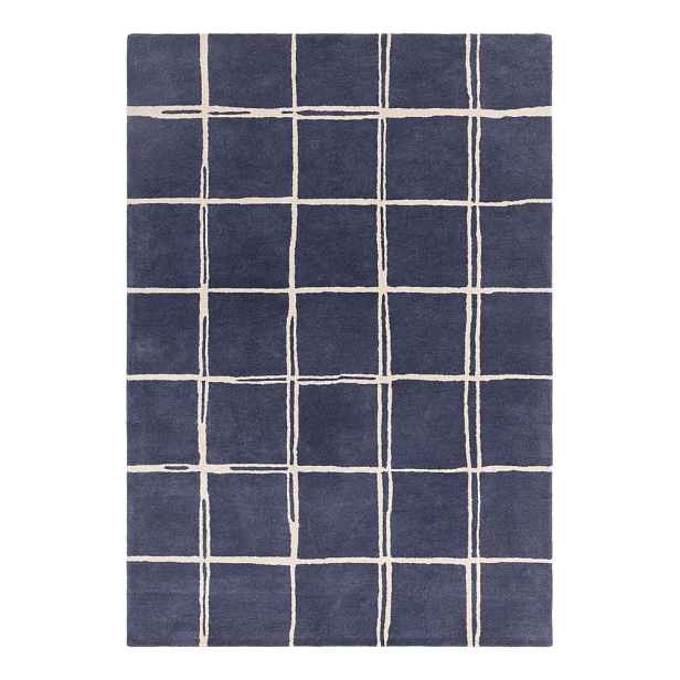 Modrý ručně tkaný vlněný koberec 160x230 cm – Asiatic Carpets
