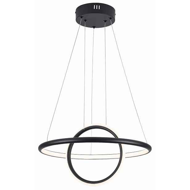 Stropní svítidlo ve tvaru kruhu zapuštěného do kruhu do chodby Gravity Led