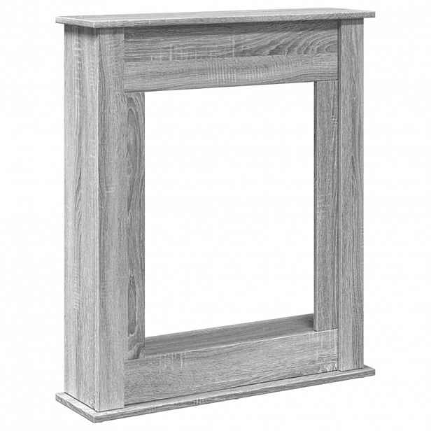 vidaXL Krbová obestavba šedá sonoma 75 x 20 x 87,5 cm kompozitní dřevo
