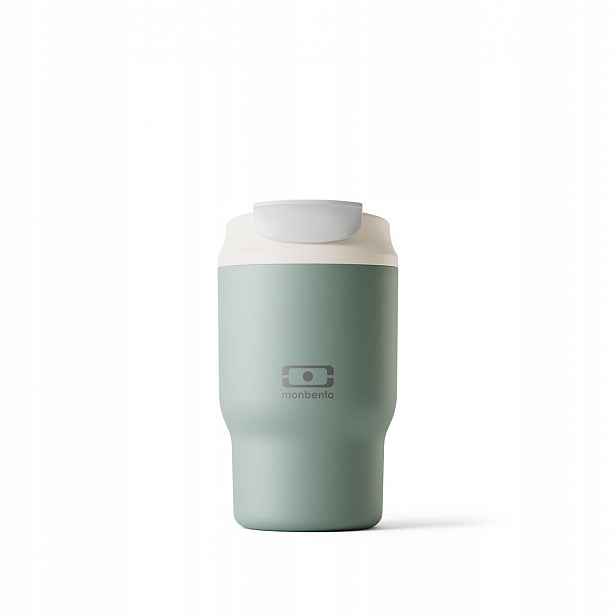 Hrnek Monbento Travel Mug termohrnek 0,36 l Natural Green s náustkem a trubičkou