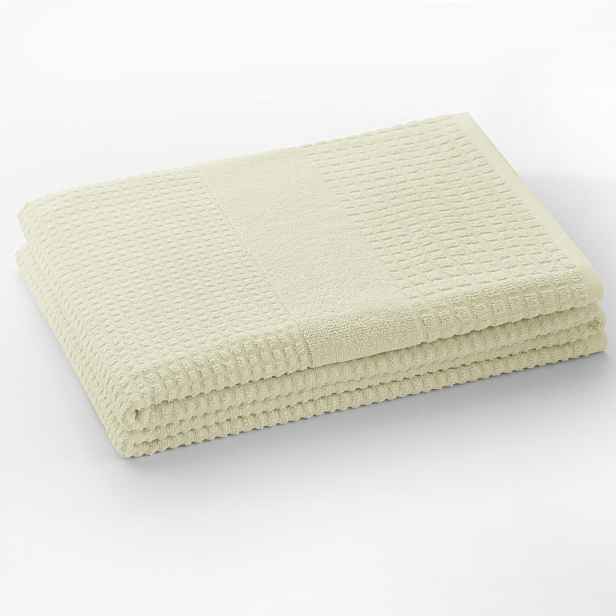 Restilo Bavlněný ručník AmeliaHome Plano krémový, velikost 70x140