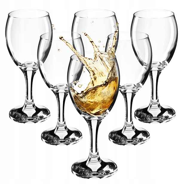 Skleničky Na Bílé Víno 6 Ks 245 ml Sada Elegantních Sklenic