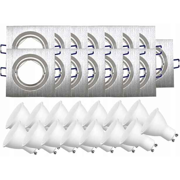 Sada stropních svítidel Halogen 15x žárovky 3W