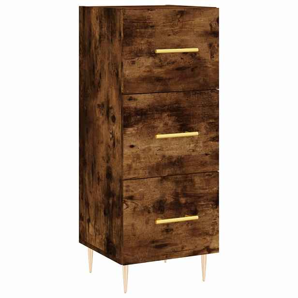 vidaXL Příborník kouřový dub 34,5 x 34 x 90 cm kompozitní dřevo