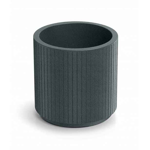 Květináč Ethick Coro Round High 30 x 30 x 30 cm TCR30-107GR graphite