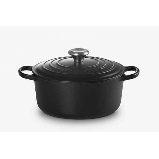 Le Creuset Signature - Pekáč kruhový s poklicí, objem 4,2 l, noir mat 21177240000430