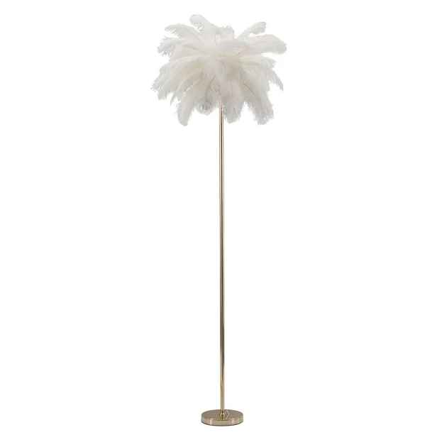 Mauro Ferretti Stojací lampa Palm 160 cm bílá/zlatá