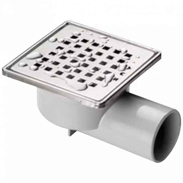 Podlahový odtok Axus mat 10x10 otočný 360 FI50