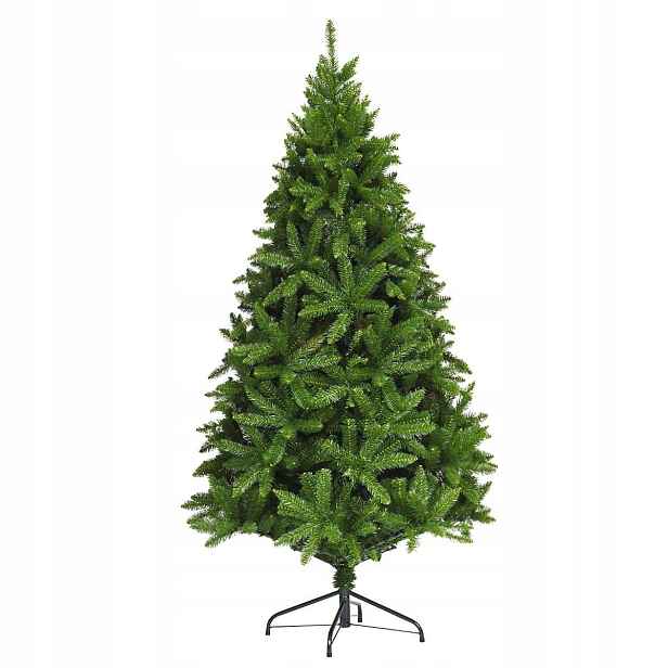 Umělý realistický vánoční stromek s kovovou základnou 150 cm Costway