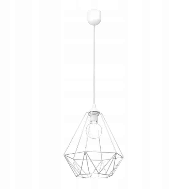 Závěsná lampa Milagro Basket Bílá E27 MLP7212 Led žárovka 7 W E27 Teplá
