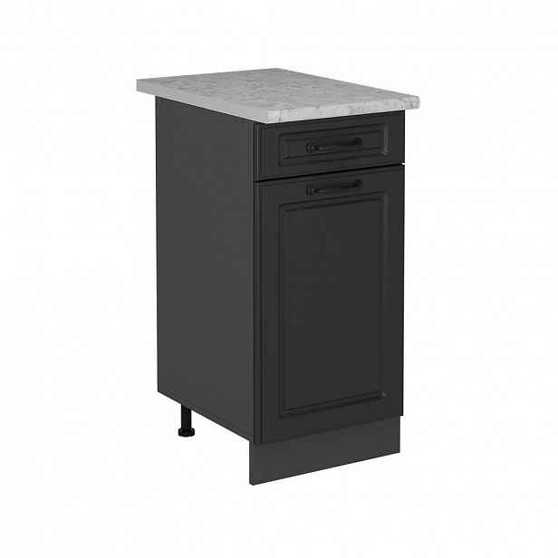 Vicco SPODNÍ SKŘÍŇKA KUCHYŇSKÉ LINKY R-Line Antracitový venkovský dům 40 cm PD Mramor