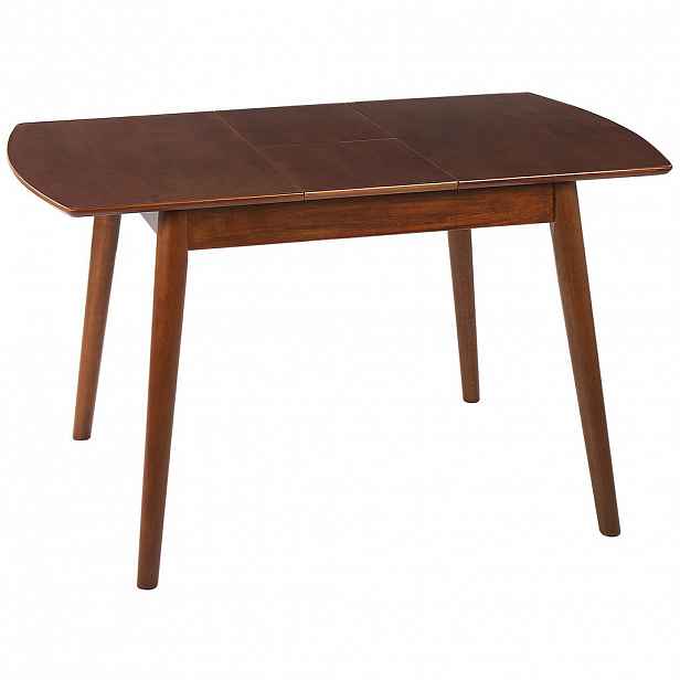 Beliani JÍDELNÍ STŮL 100-130/80/75 cm Tmavě hnědý Obdélníkový Toms