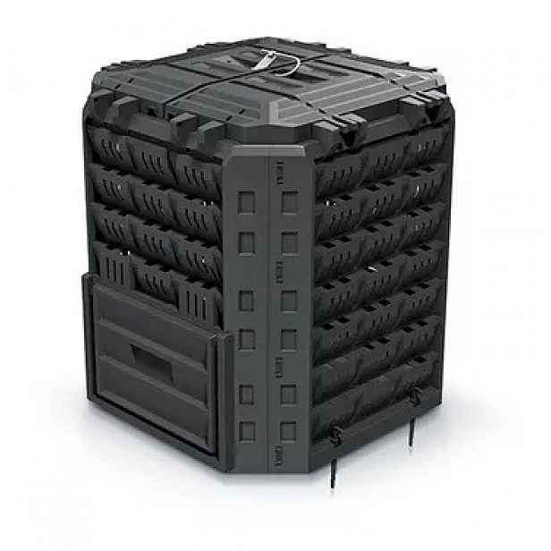Kompostér Compobox 310L černý 72x71,5x76,6 Prosperplast IKLC310C-S411