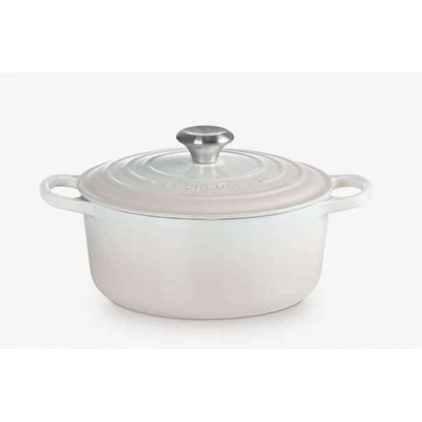 Le Creuset Signature - Pekáč kruhový s poklicí, objem 4,2 l, meringue 21177247164430