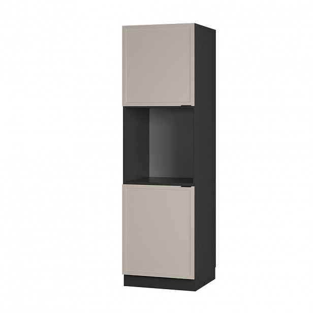 Vicco SKŘÍŇKA NA VESTAVĚNOU TROUBU Fame-Line GreyBeige 60 cm otevřený