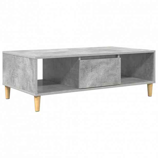 vidaXL Konferenční stolek Betonově šedá 102 x 55 x 35 cm