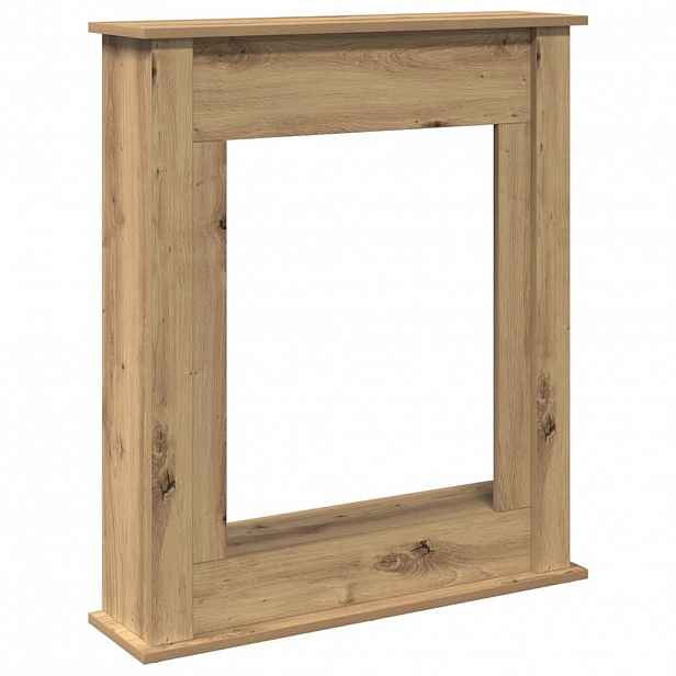 vidaXL Krbová obestavba dub artisan 75 x 20 x 87,5 cm kompozitní dřevo