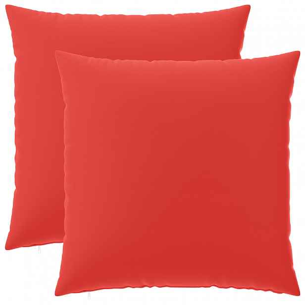 vidaXL Povlak na polštář 2 pcs HEERLEN Červená 60 x 60 cm Polyester