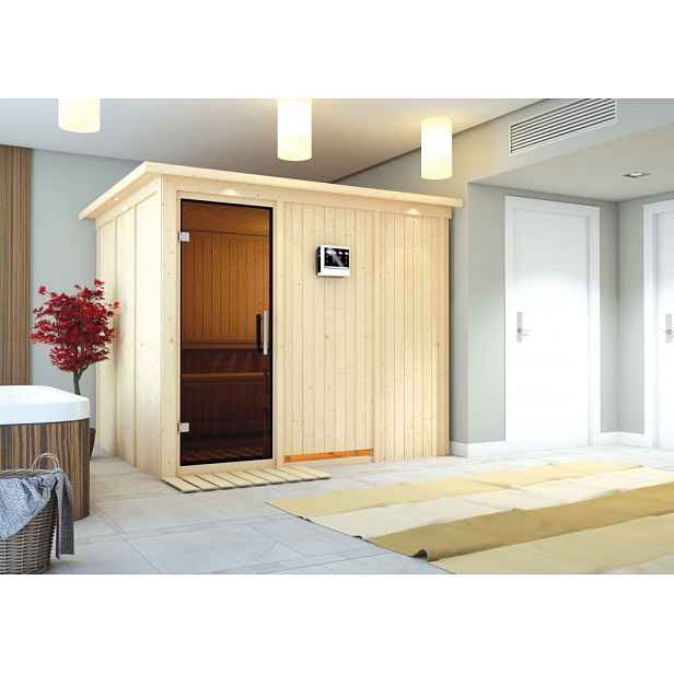 Interiérová finská sauna 231x196 cm Lanitplast
