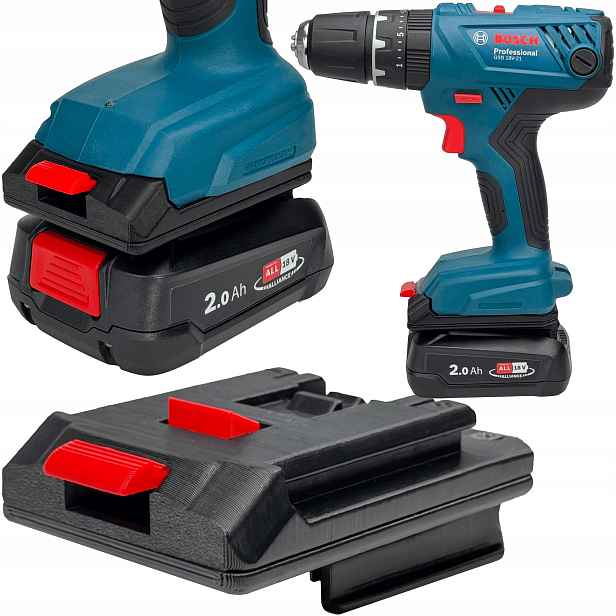 Adaptér Z Profesionálního Nářadí Bosch 18 V Pro Baterie Bosch Pba Power 18 V