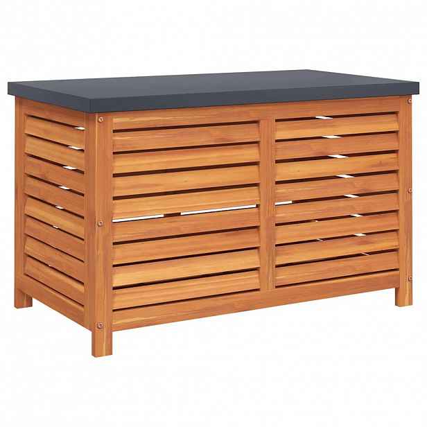 vidaXL Zahradní úložný box 60 x 50 x 55 cm masivní eukalyptové dřevo