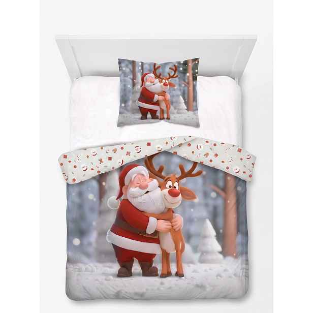 Povlečení Vánoční 140x200 Mikuláš Sob Vánoční Merry Christmas